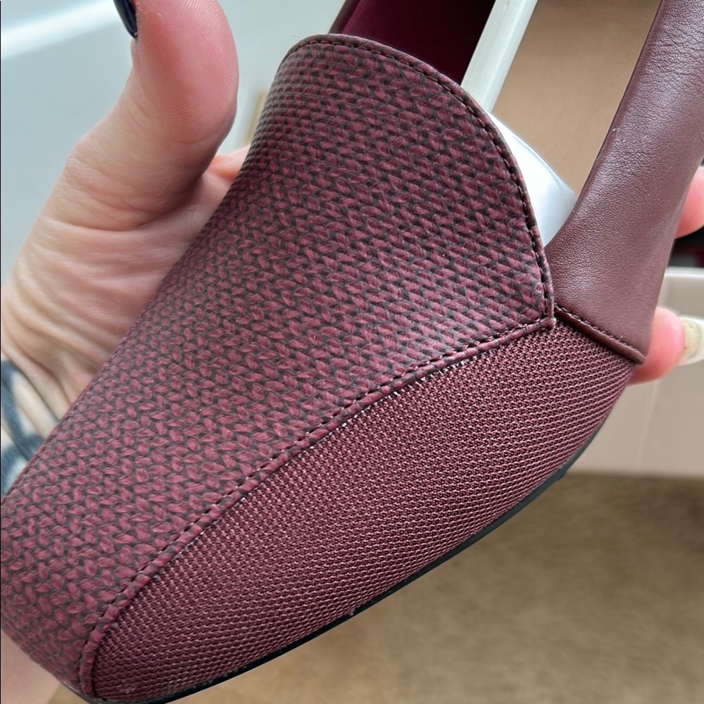 Benassal cranberry heeled loafers - Picture 7 of 7